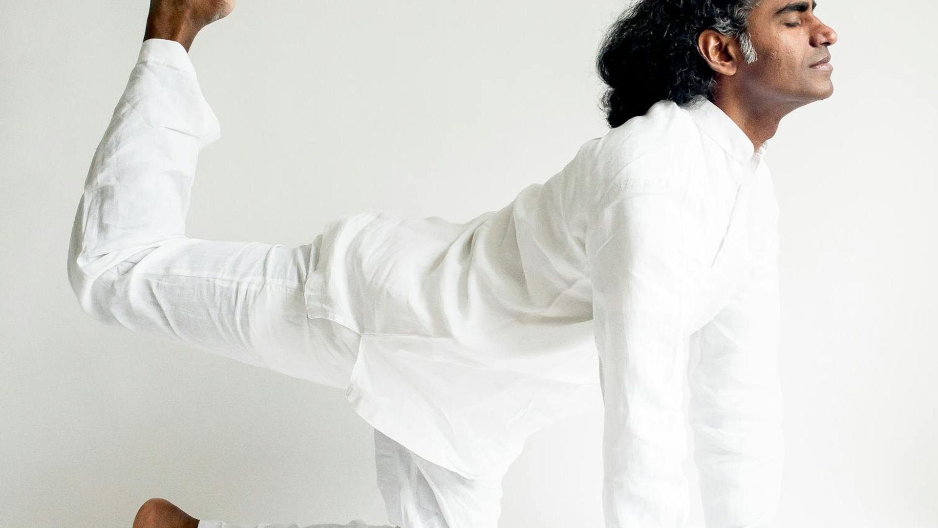 Calm and serene background for a yoga practice.